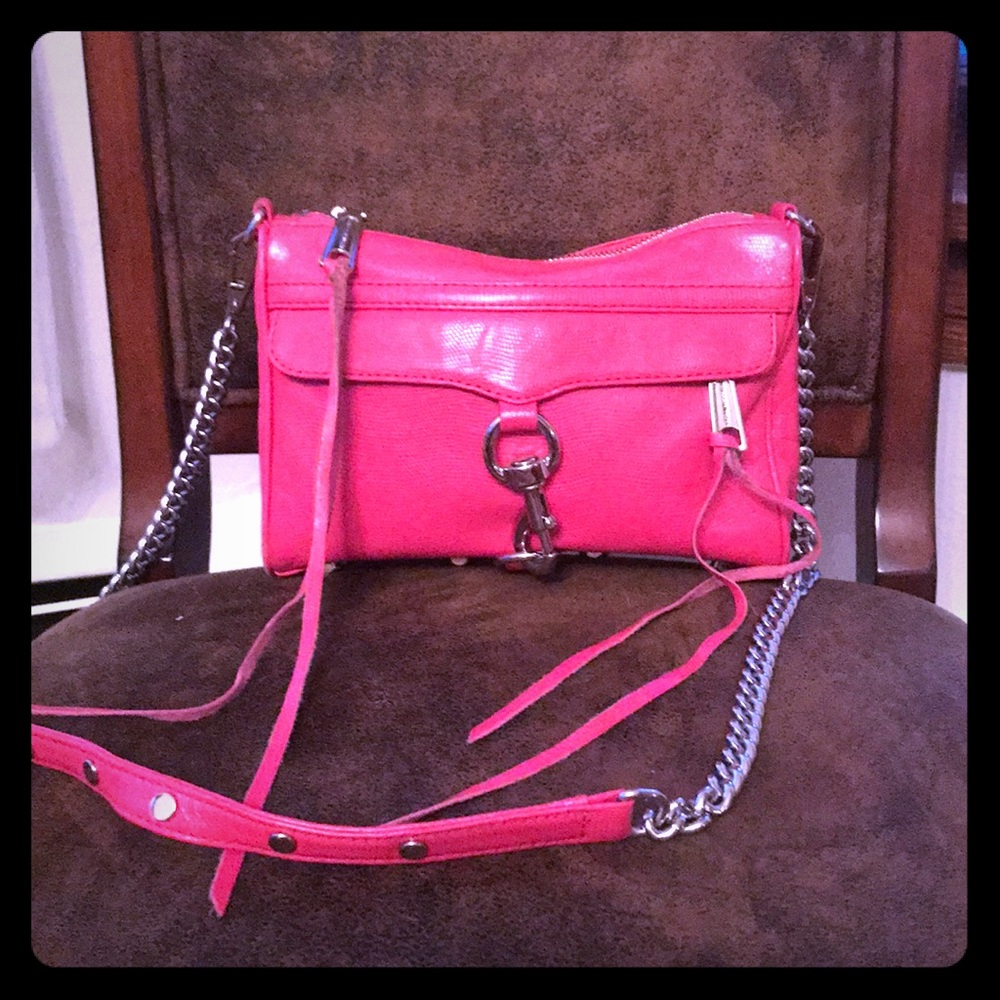 Rebecca Minkoff pink trigger purse